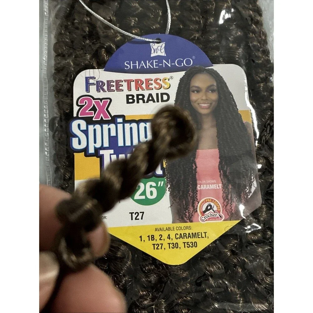 Freetress Synthetic Hair Extensions 2X SPRING TWIST 26